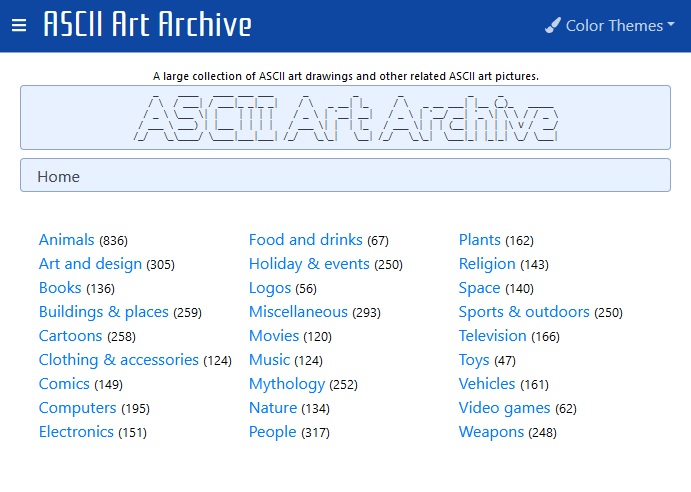 Image of ASCII Art Archive